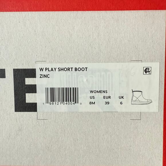 Hunter Woman’s Original Gray Play Short Rain Boots- Size 8M - Picture 9 of 10